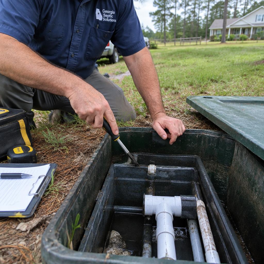 Septic System Repair service by Green Septic Clean in North Georgia