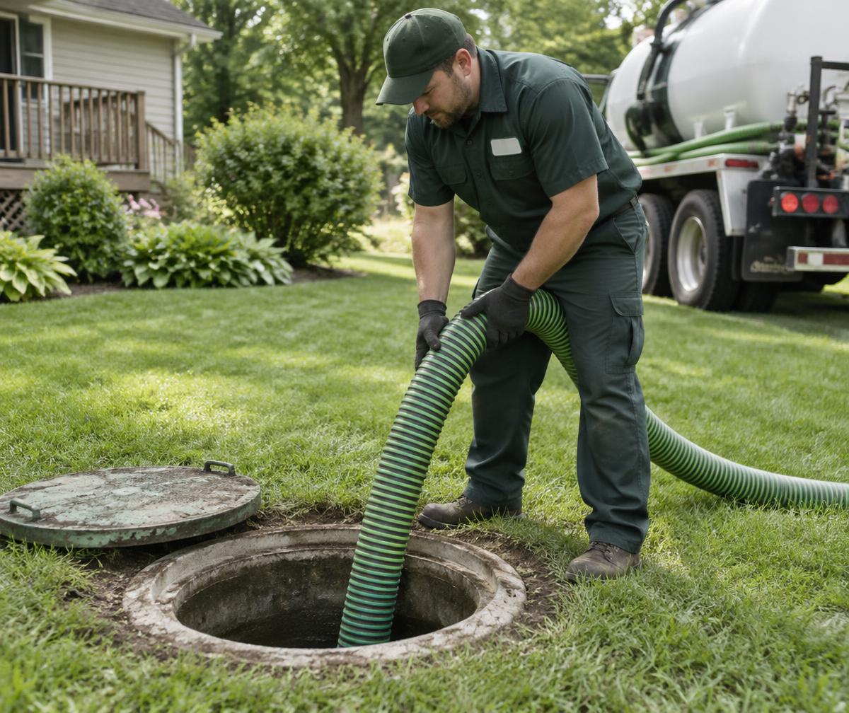 Septic Pumping service by Green Septic Clean in North Georgia